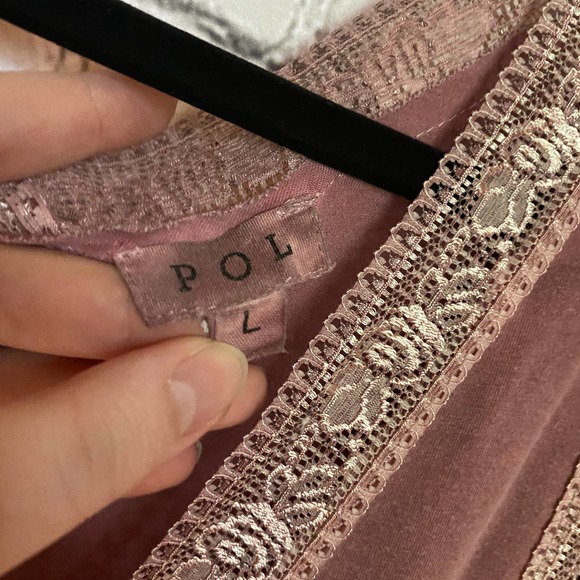 SOLD - Boho Faded Lace Tunic - Picture 3 of 4